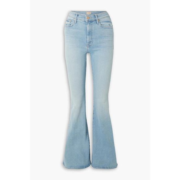 Mother The Super Cruiser Highrise Flared Jeans - 24 - Dark Denim